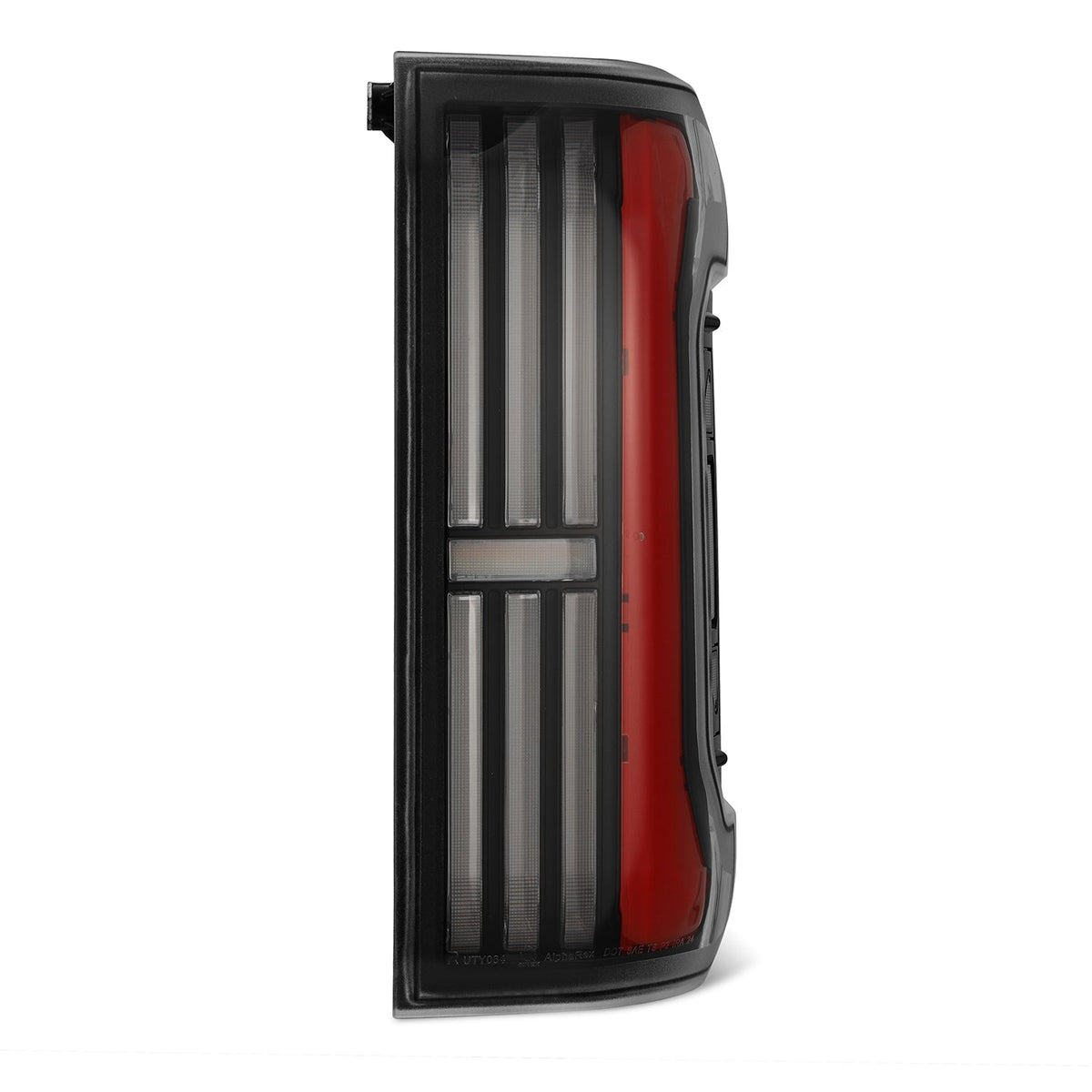 AlphaRex 679010 2024-2025 Toyota Tacoma NOVA-Series LED Prismatic Tail Lights - Black Red