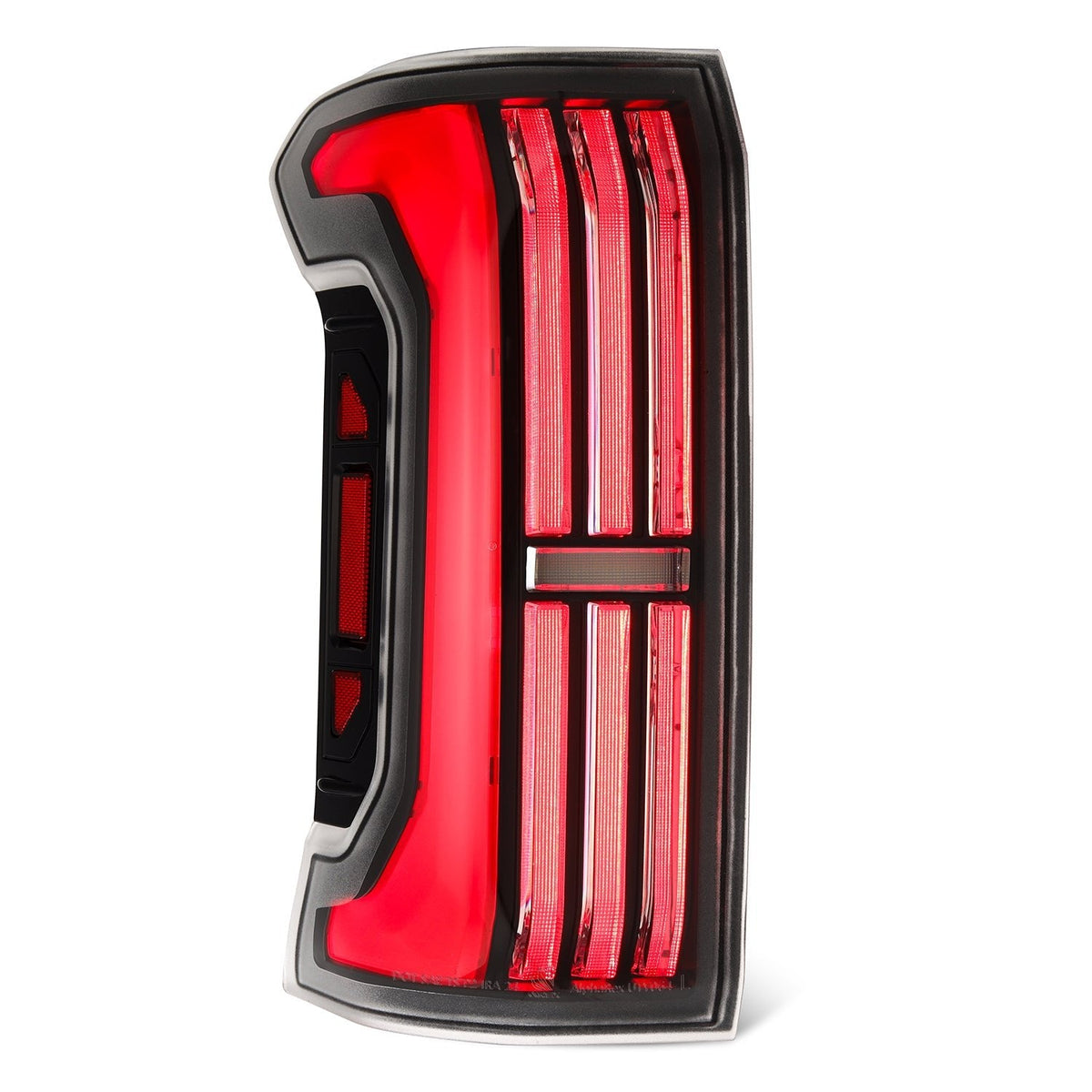 AlphaRex 679010 2024-2025 Toyota Tacoma NOVA-Series LED Prismatic Tail Lights - Black Red