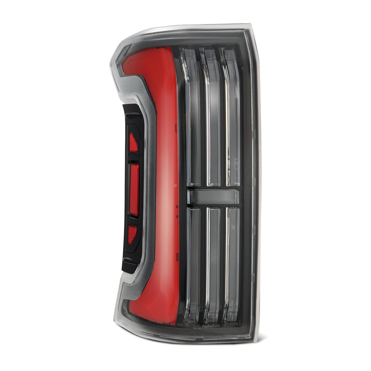 AlphaRex 679010 2024-2025 Toyota Tacoma NOVA-Series LED Prismatic Tail Lights - Black Red