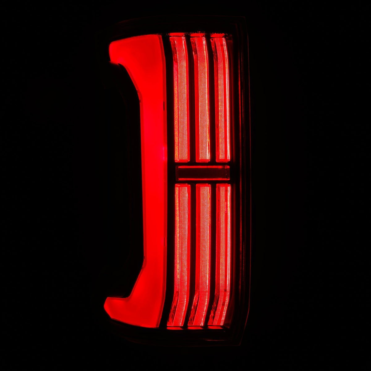 AlphaRex 679010 2024-2025 Toyota Tacoma NOVA-Series LED Prismatic Tail Lights - Black Red