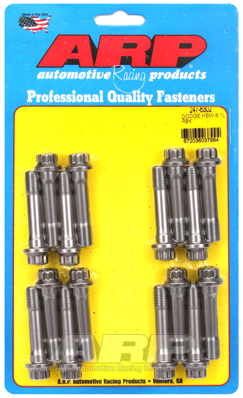 ARP 247-6302 for Dodge 6.1L Hemi Rod Bolt Kit