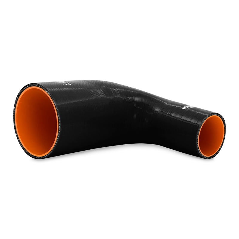 Mishimoto Silicone Reducer Coupler 90 Degree 2.5in to 4in - Black - #MMCP-R90-2540BK
