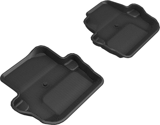 3D MAXpider Kagu Rear Floor Mats for 2018-2025 Jeep Wrangler