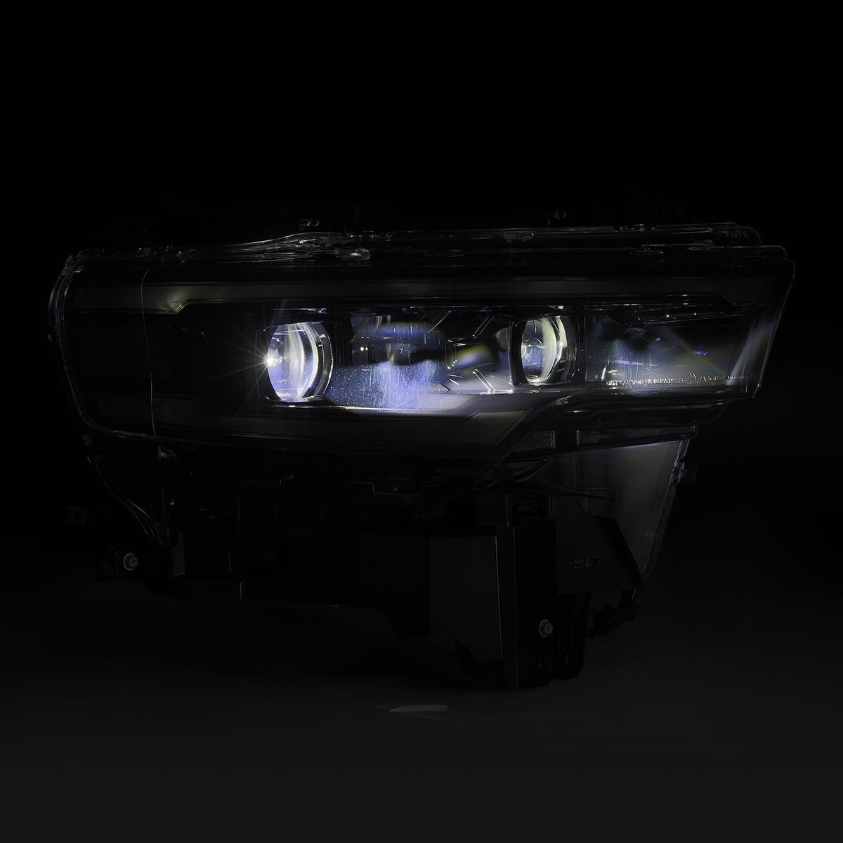 AlphaRex 880906 25-26 Dodge Ram 1500 Luxx LED Projector Headlights -Alpha Black w/Activation Light/Sequential Signal/Switchback