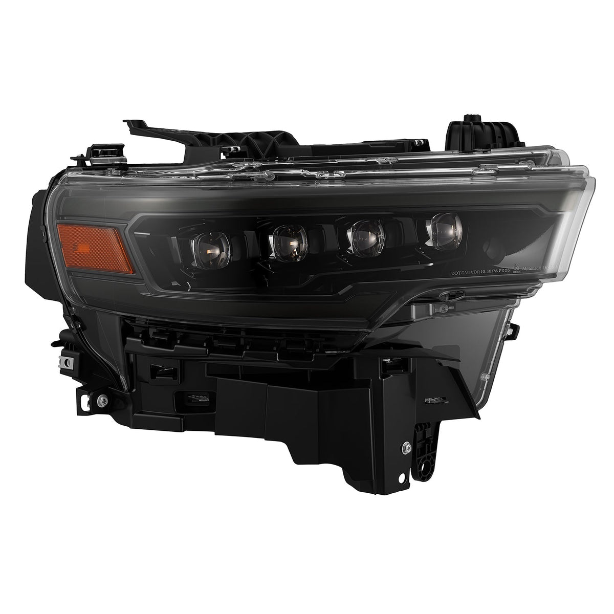 AlphaRex 880890 25-26 Dodge Ram 1500 NOVA LED Projector Headlights- Alpha-Black w/Activation Light/Sequential Signal/Switchback