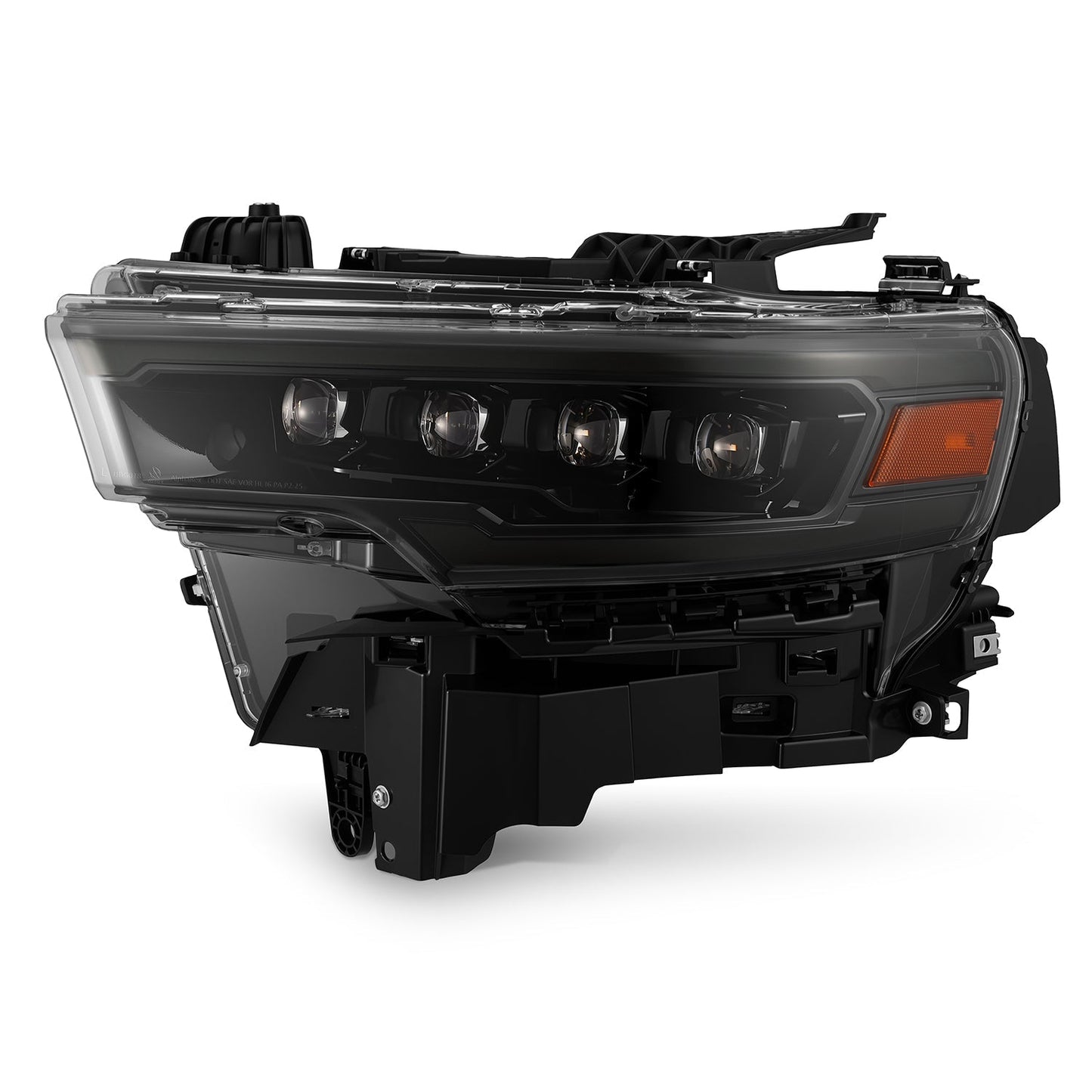 AlphaRex 880890 25-26 Dodge Ram 1500 NOVA LED Projector Headlights- Alpha-Black w/Activation Light/Sequential Signal/Switchback