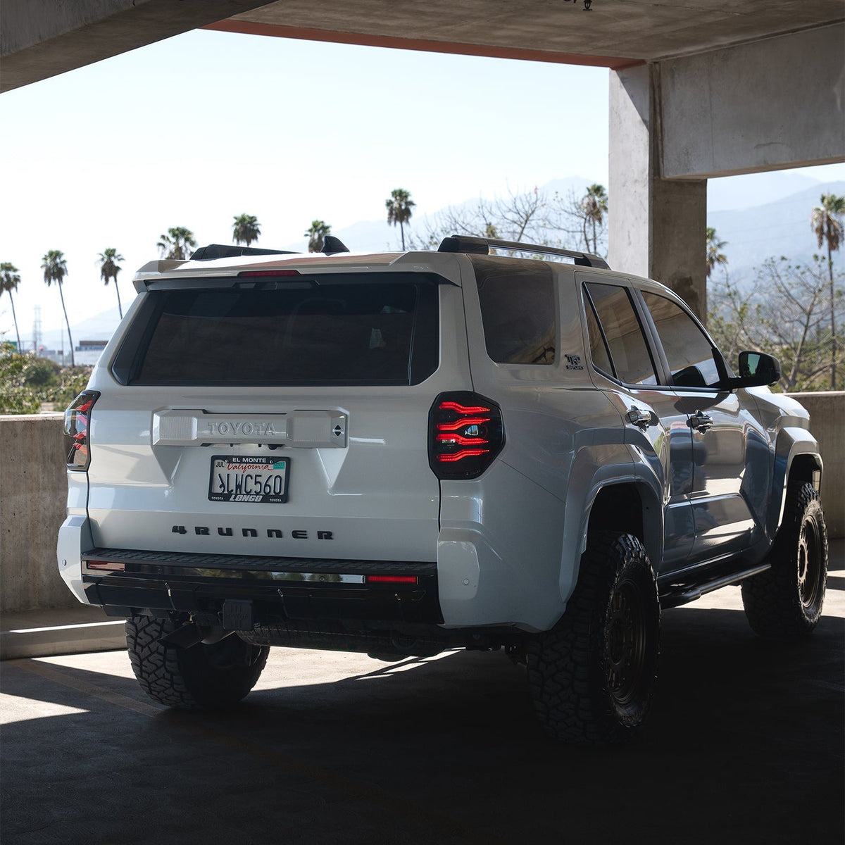 AlphaRex 678020 2025+ Toyota 4Runner Luxx Series LED Tail Lights - Black/Smoke