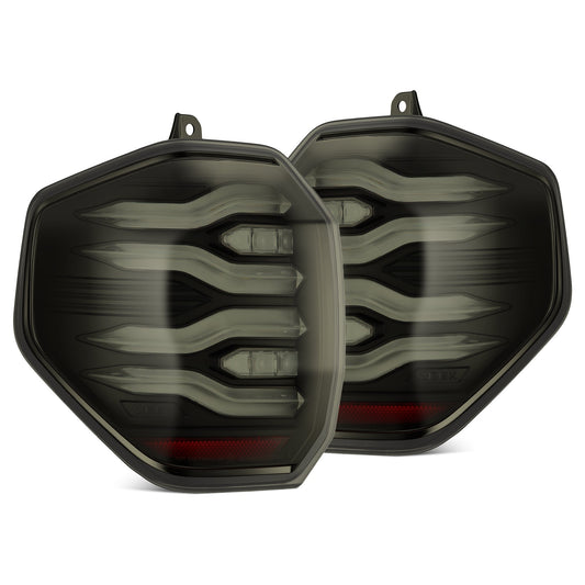 AlphaRex 678020 2025+ Toyota 4Runner Luxx Series LED Tail Lights - Black/Smoke