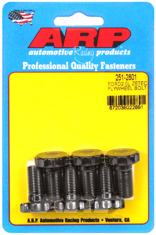 ARP 251-2801 for Ford Zetec 2.0L M11 Flywheel Bolt Kit