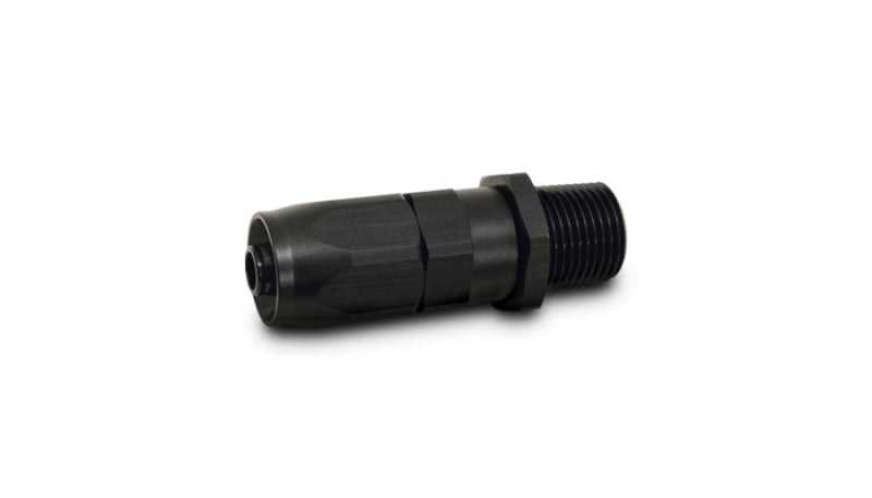 Vibrant -12AN Male NPT Straight Hose End Fitting - 1/2 NPT