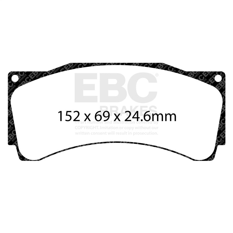 EBC Racing 16-21 Audi RS3 LMS (Race Car) 2.0 Turbo RP-X Race Front Brake Pads DP8080RPX