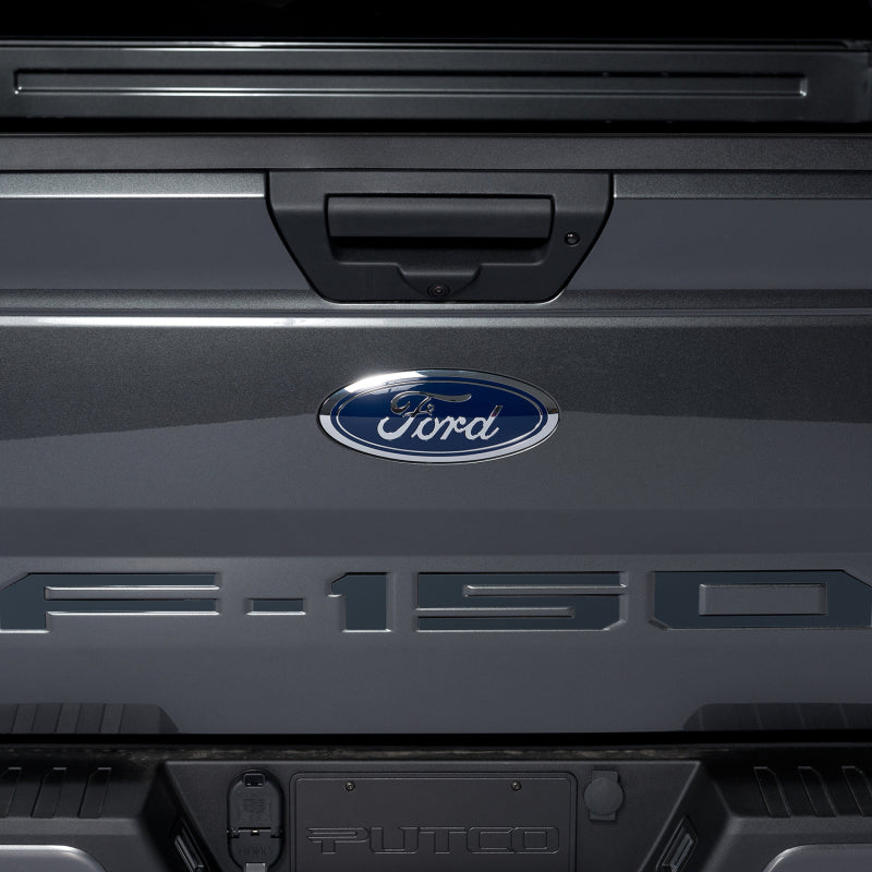 Putco for 2021 Ford F-150 Ford Lettering (Cut Letters/Black Platinum) Tailgate Emblems