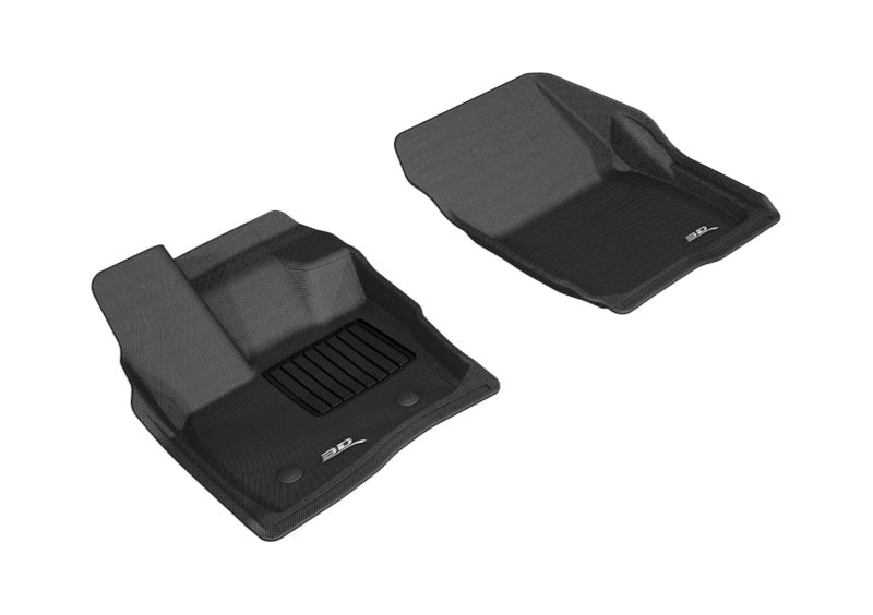 3D MAXpider Kagu Front Floor Mats for 2017-2020 Ford Fusion / Lincoln MKZ