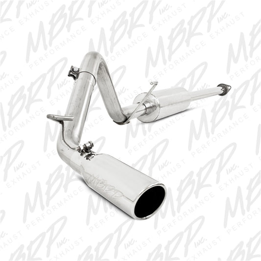 MBRP S5326AL 2.5" Cat-Back Exhaust System - 2005-2015 Toyota Tacoma 4.0L V6 | Single Side Exit, Aluminized