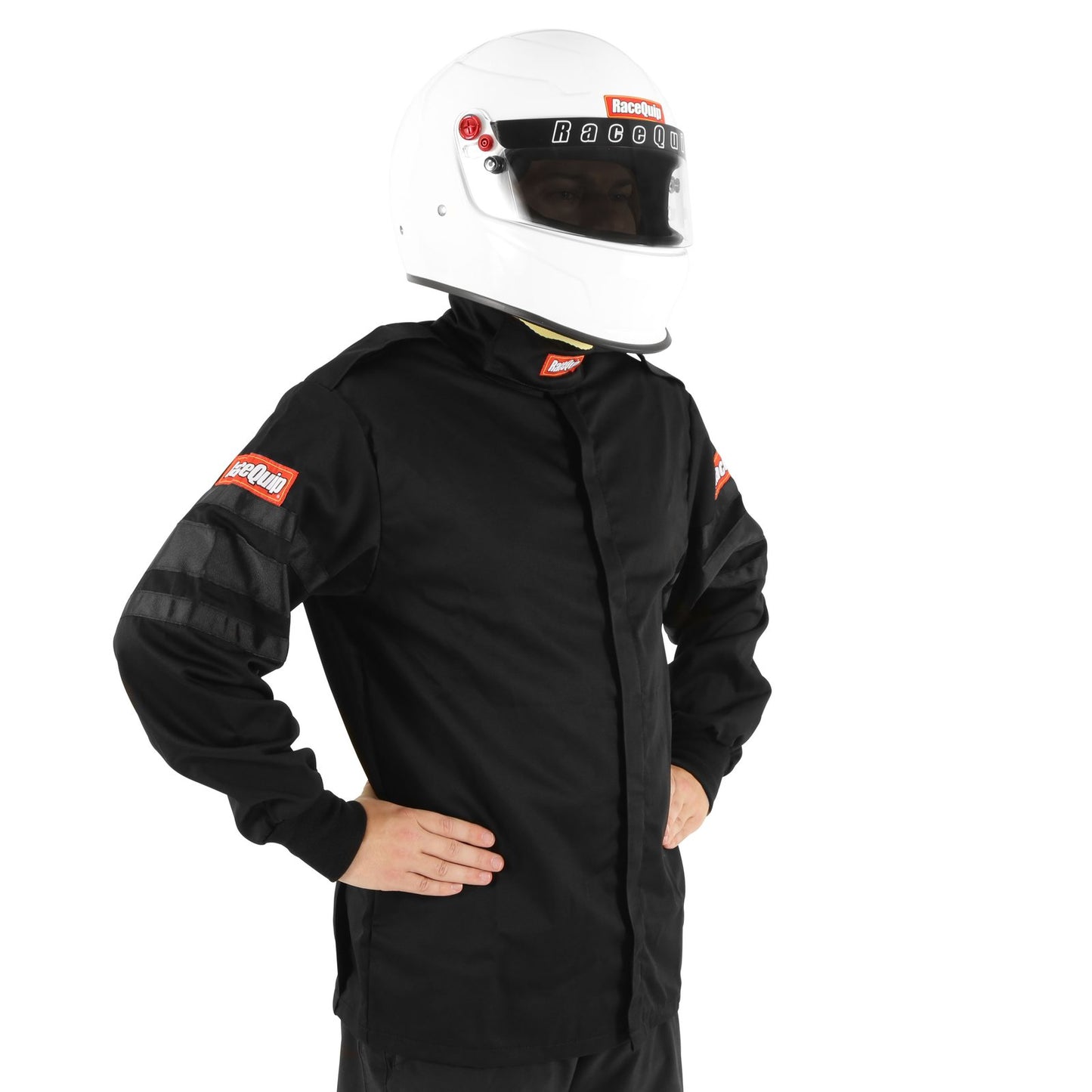 RaceQuip 111003 Black SFI-1 1-Layer Jacket - Medium