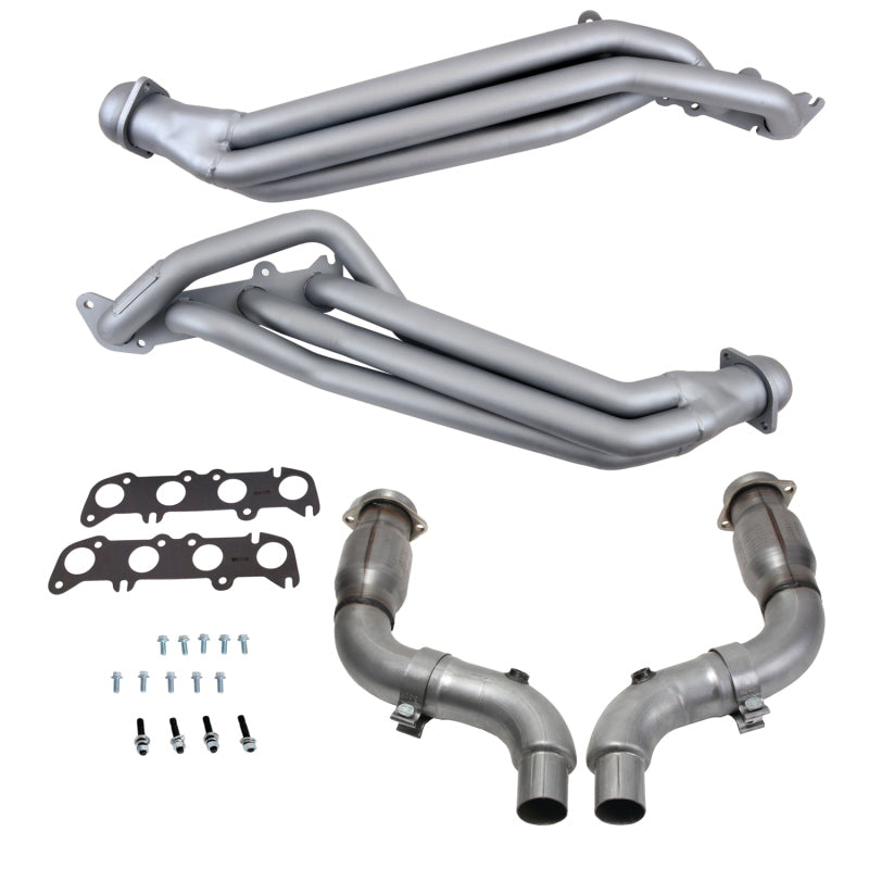 BBK Performance 18563 Long Tube Headers with Catted Mid Pipe for 2015-2023 Ford Mustang GT 5.0L
