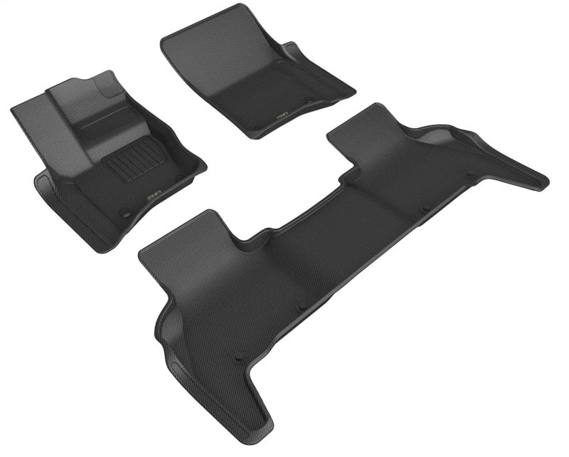 3D MAXpider Kagu Front & Rear Floor Mats for 2020-2024 Land Rover Defender 110