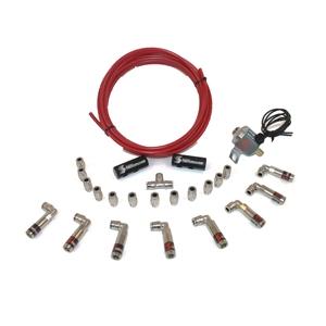 Snow Performance SNO-810-BRD 1/8in NPT F to 4AN Male Low Pro Str Nozzle Holder