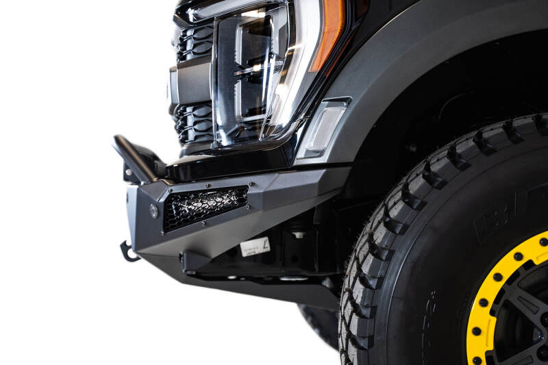 Addictive Desert Designs for 21-22 Ford Raptor HoneyBadger Front Bumper w/ Top Hoop