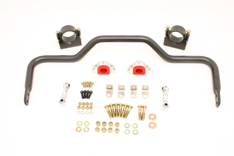 BMR 1964-1972 A-Body with 3in Axles Rear Solid 1.375in Xtreme Anti-Roll Bar Kit - Black Hammertone