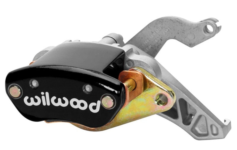 Wilwood Caliper-MC4 Mechanical-L/H - Black w/ Logo 1.19in Piston .81in Disc - #120-12070-BK