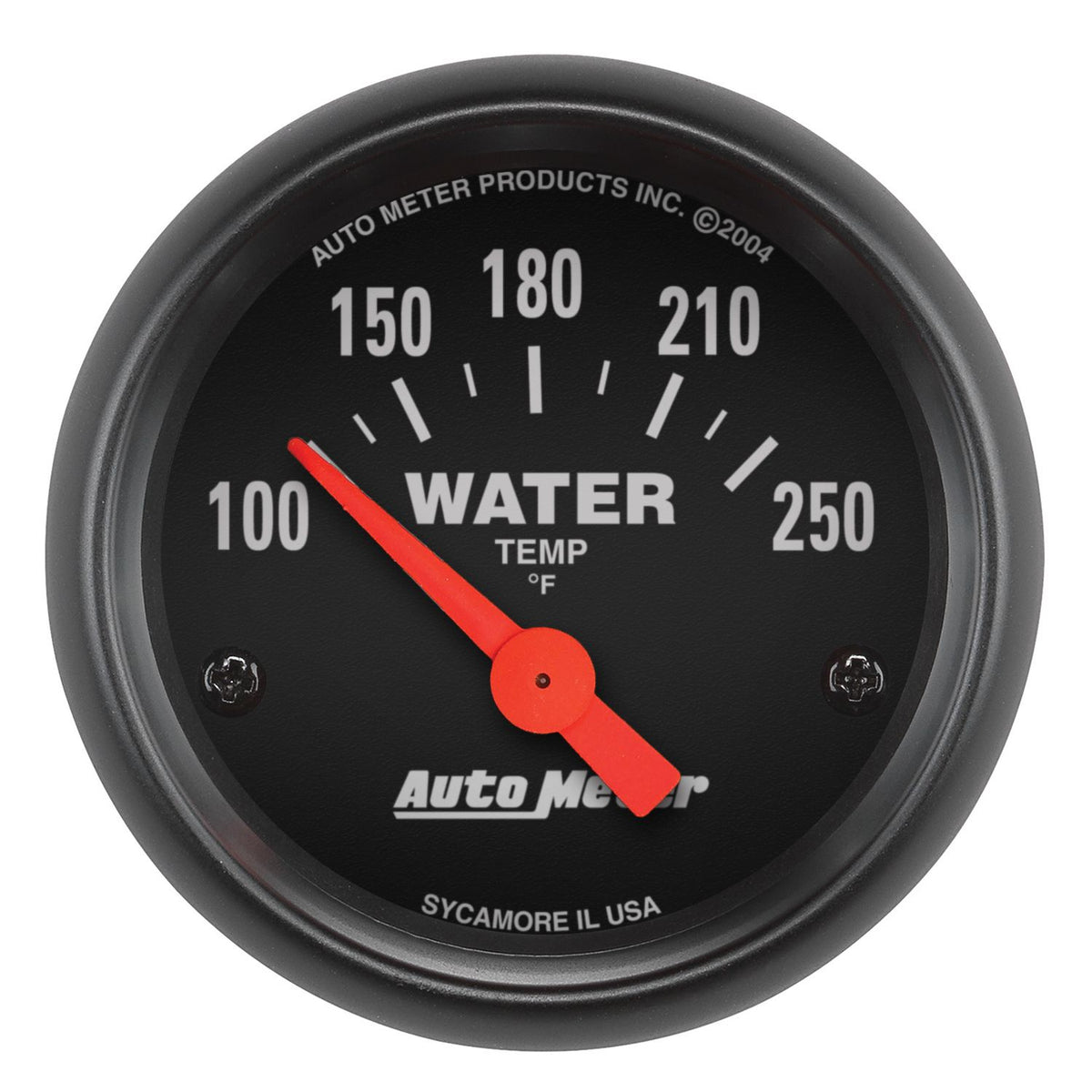 AutoMeter 2635 Z-Series 52mm 100-250 Degrees F Short Sweep Electric Water Temperature Gauge