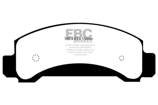 EBC 94-97 Ford Aerostar 3.0 Ultimax2 Front Brake Pads UD654