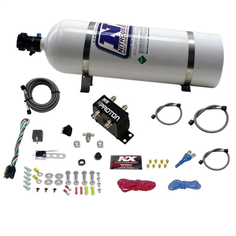 Nitrous Express Proton Plus Nitrous Kit w/15lb Bottle 20421-15