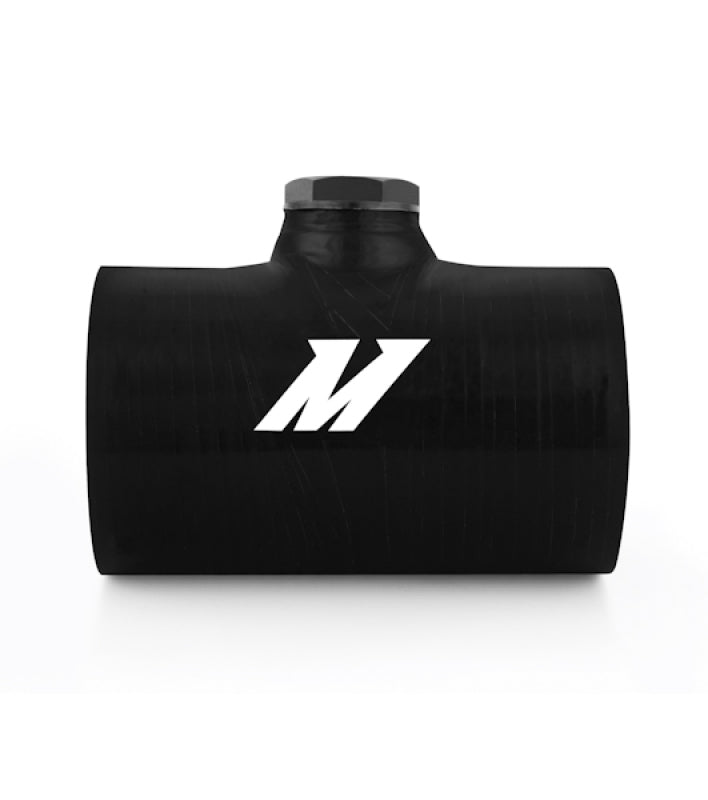 Mishimoto 2.5in Black Silicone Coupler w/ 1/8in NPT Bung - #MMCP-25NPTBK