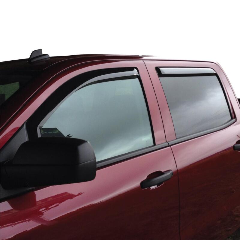 Westin 72-39415 In-Channel Deflectors for 2014-2019 Chevrolet Silverado / GMC Sierra Smoke