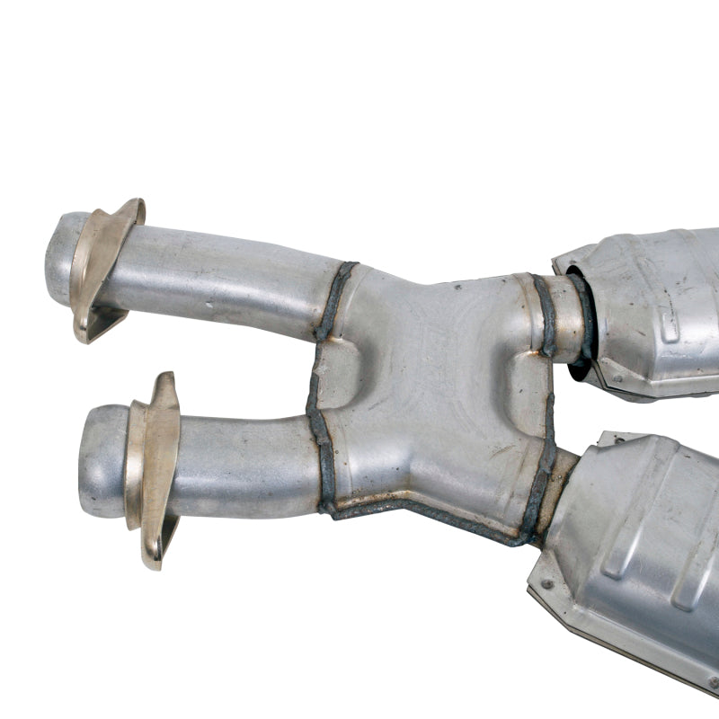 BBK Performance 1663 High Flow X-Pipe with Catalytic Converters (2-1/2 in) for 1994-1995 Ford Mustang 5.0L