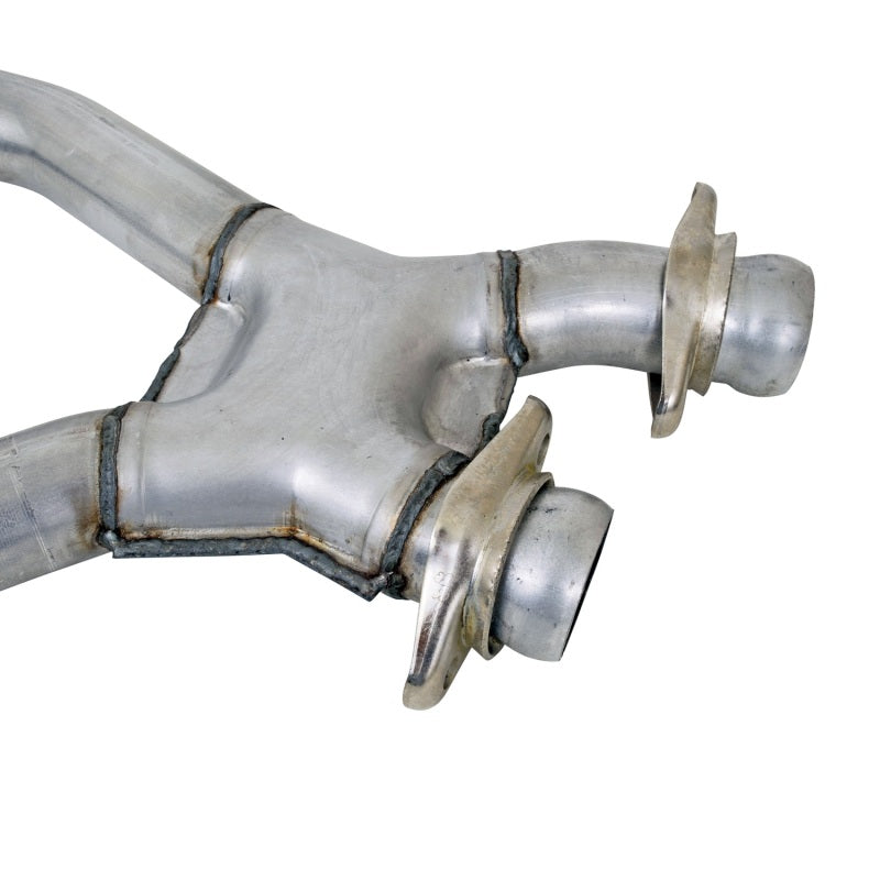 BBK Performance 1659 Short Mid X-Pipe with Catalytic Converters (2-1/2 in) for 1979-1993 Ford Mustang (5.0L) with BBK Long Tube Headers