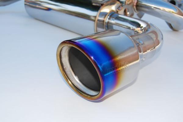 Invidia HS02N3ZGID 02-08 Nissan 350Z Gemini Rolled Titanium tip Cat-back Exhaust