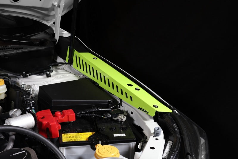PERRIN 22-26 Subaru WRX Fender Shroud Set - Neon Yellow