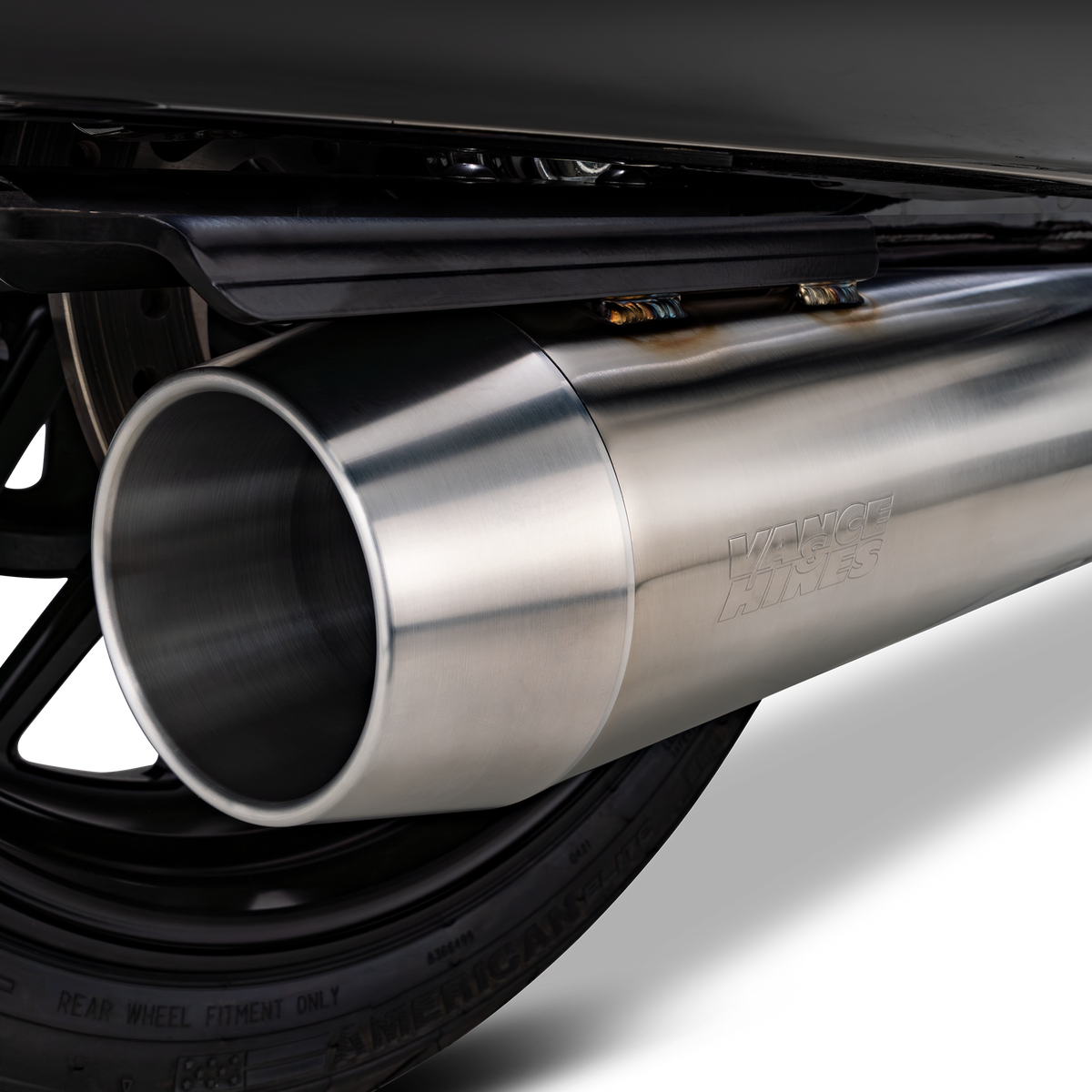 Vance & Hines 27347 Gaslighter 2-1 Exhaust Brushed for 2017-2026 Harley-Davidson Touring