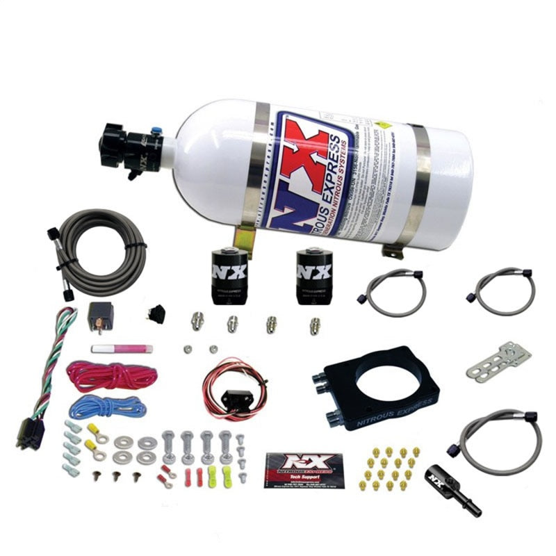 Nitrous Express Nitrous Plate Kit (50-400HP) w/10lb Bottle for Dodge Hemi