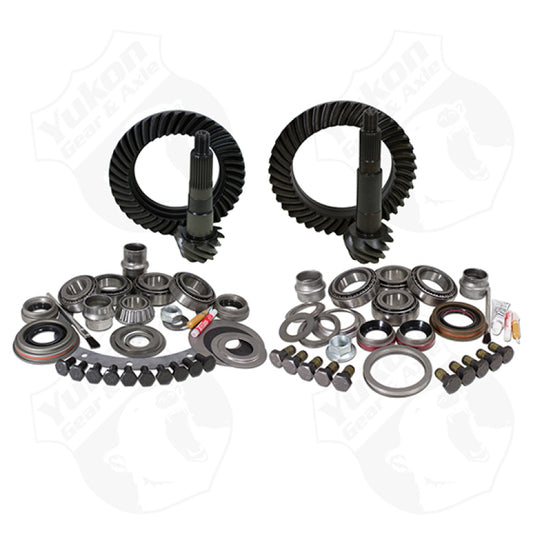 Yukon Gear & Axle YGK002 & Install Kit Package For Jeep XJ w/ Dana 30 Front/Model 35 Rear in a 4.88 Ratio