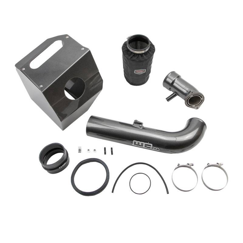 Wehrli Custom Fabrication WCF100360-GW 4in Intake Kit Stage 2 Gloss White for 2017-2019 Chevrolet Silverado / GMC Sierra 2500 HD / 3500 HD 6.6L L5P Duramax
