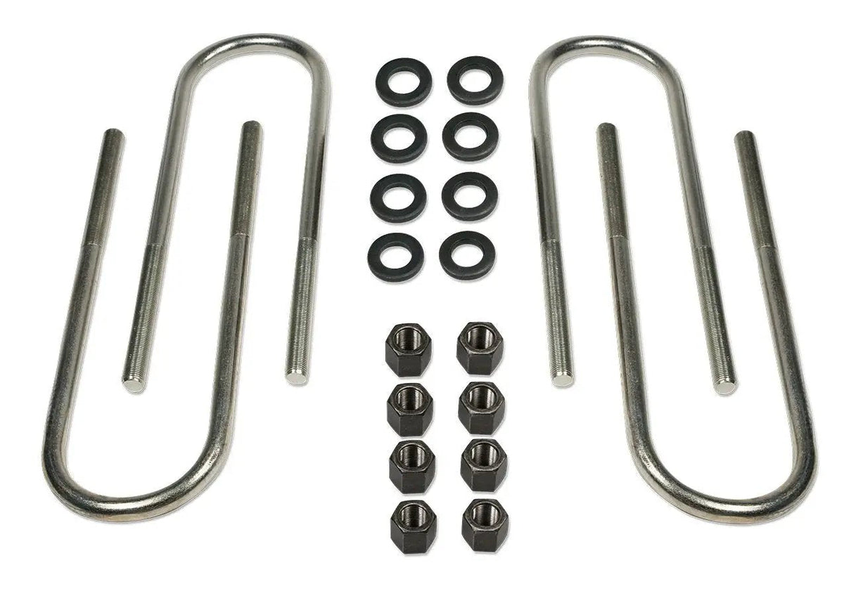 Tuff Country 27955 Rear Axle U-Bolts with Contact Overloads 4-5.5in Block for 1999-2016 Ford F-250