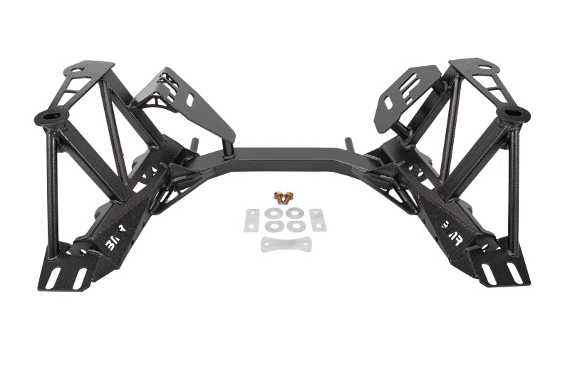 BMR 1979-1995 Ford Mustang K-Member Premium Version without Spring Perches - Black Hammertone