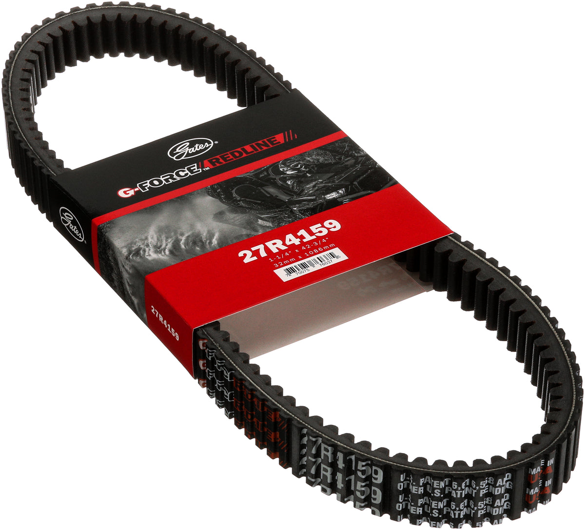 Gates 27R4159 G-Force RedLine CVT Belt for 2015-2017 Polaris RZR XP 999cc