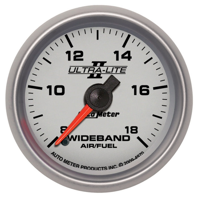 AutoMeter 4970 Ultra-Lite II 2-1/16in 8:1-18:1 AFR Analog Wideband Air/Fuel Gauge