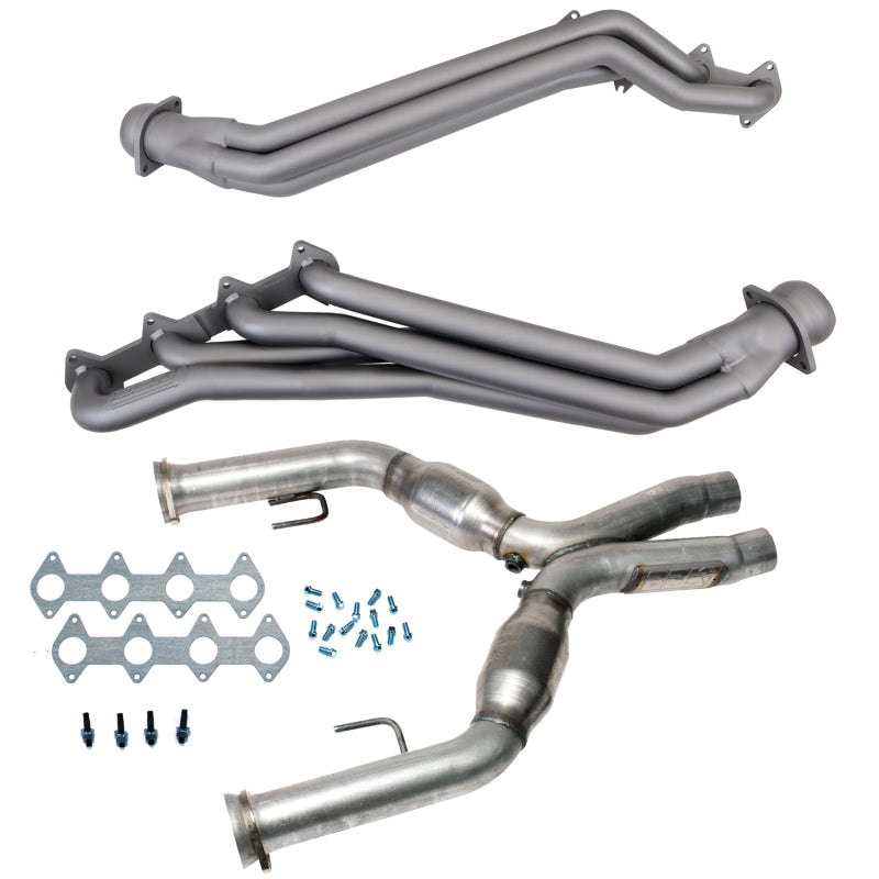 BBK Performance 16412 Long Tube Headers with Catted X-Pipe for 2005-2010 Ford Mustang GT 4.6L