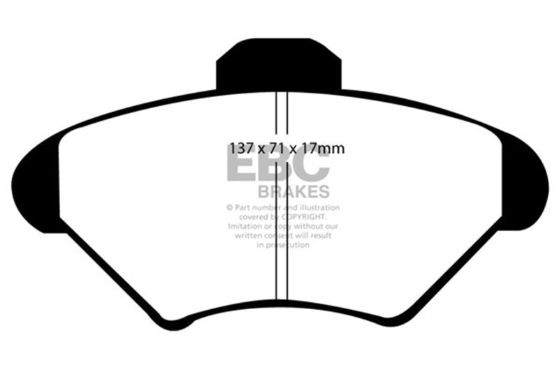 EBC 94-98 Ford Mustang 3.8 Redstuff Front Brake Pads DP31143C