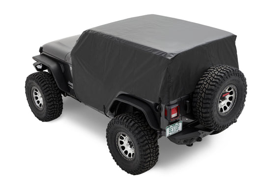 Bestop 07-18 Jeep Wrangler JK / 18-26 JL 2-Door All Weather Trail Cover (Black)