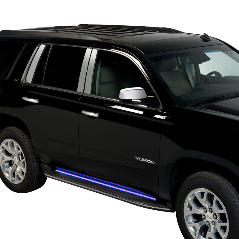 Putco for 2015-2023 Chevrolet Tahoe Blade Rocker Kits Sideliners - Red/Blue with White Override