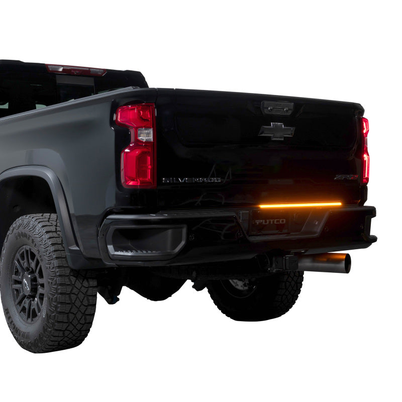 Putco for 2024 Chevrolet Silverado HD/ GMC Sierra HD 60In Direct Fit Red Blade Kit Tailgate Bars