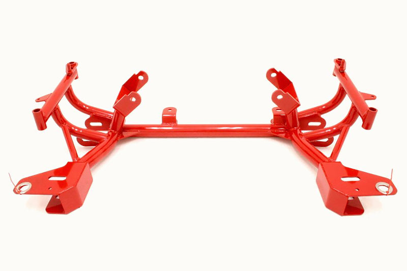 BMR 1998-2002 4th Gen F-Body K-Member with Turbo LS1 Motor Mounts and STD. Rack Mounts - Red