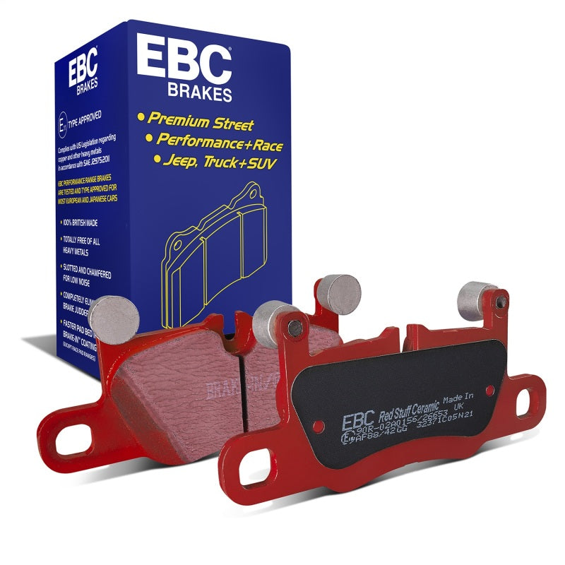 EBC 2016+ Porsche 911 (991/2 w/Cast Iron Rotors) 3.0TT Carrera Redstuff Rear Brake Pads DP32371C