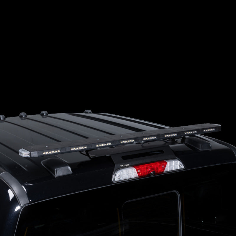 Putco for Universal 48in Tri Color Hornet Light (Amber/Blue/White) - LED Stealth Rooftop Strobe Bar